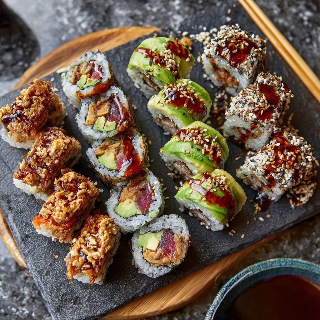 Global Japanese Sushi Rolls