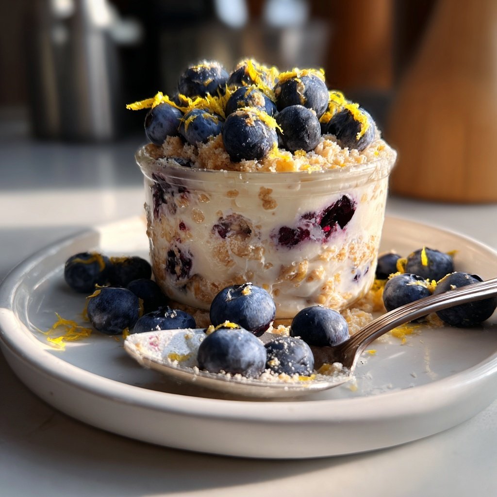 Lemon Blueberry Overnight Oats