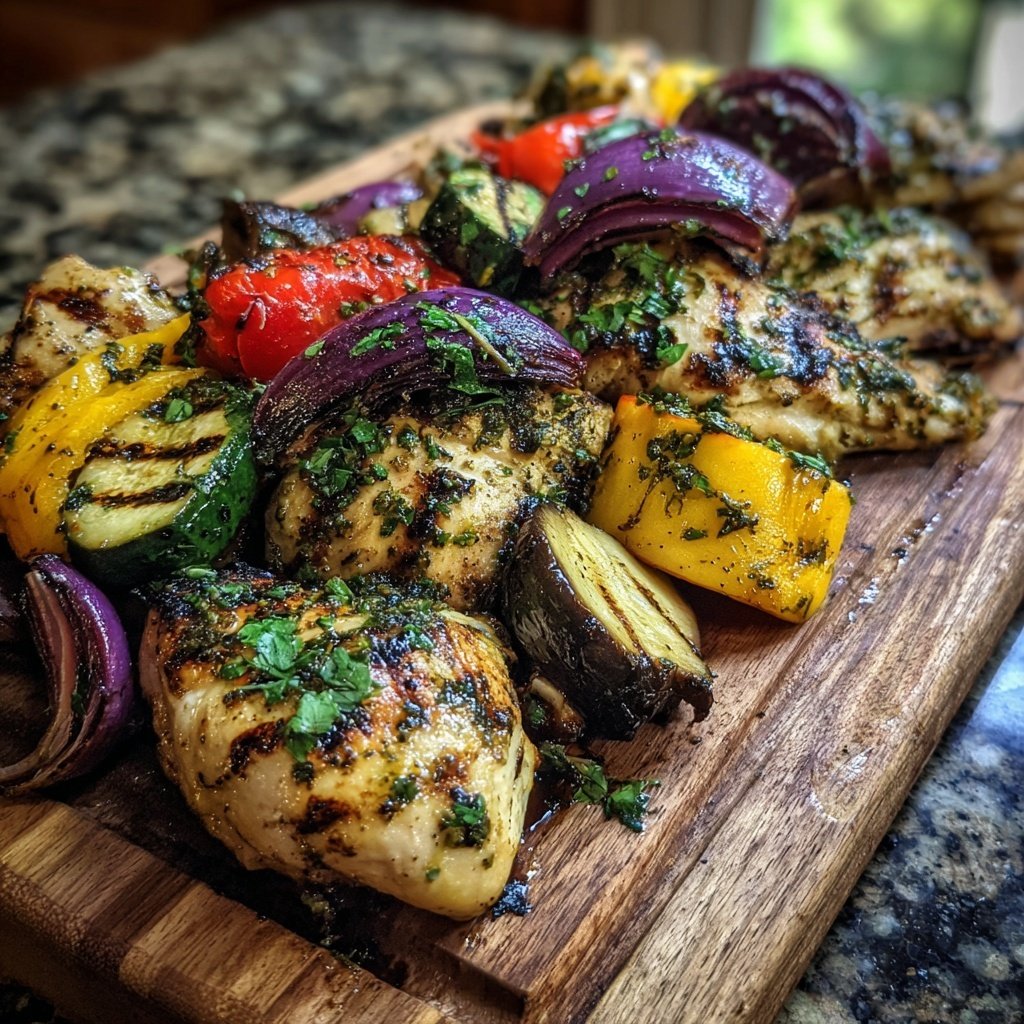 Herbed Grilled Chicken and Veggies