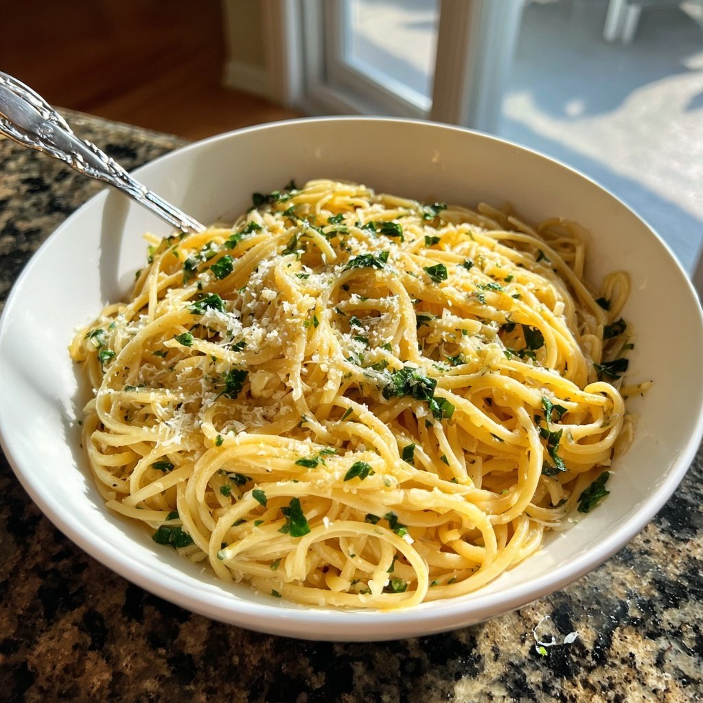 Quick Garlic Butter Pasta