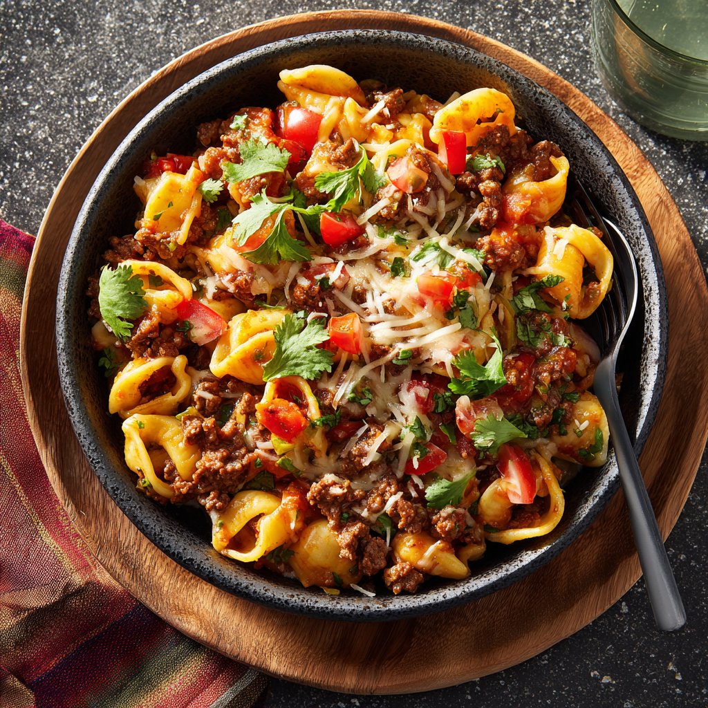 Vibrant Taco Pasta Bowl
