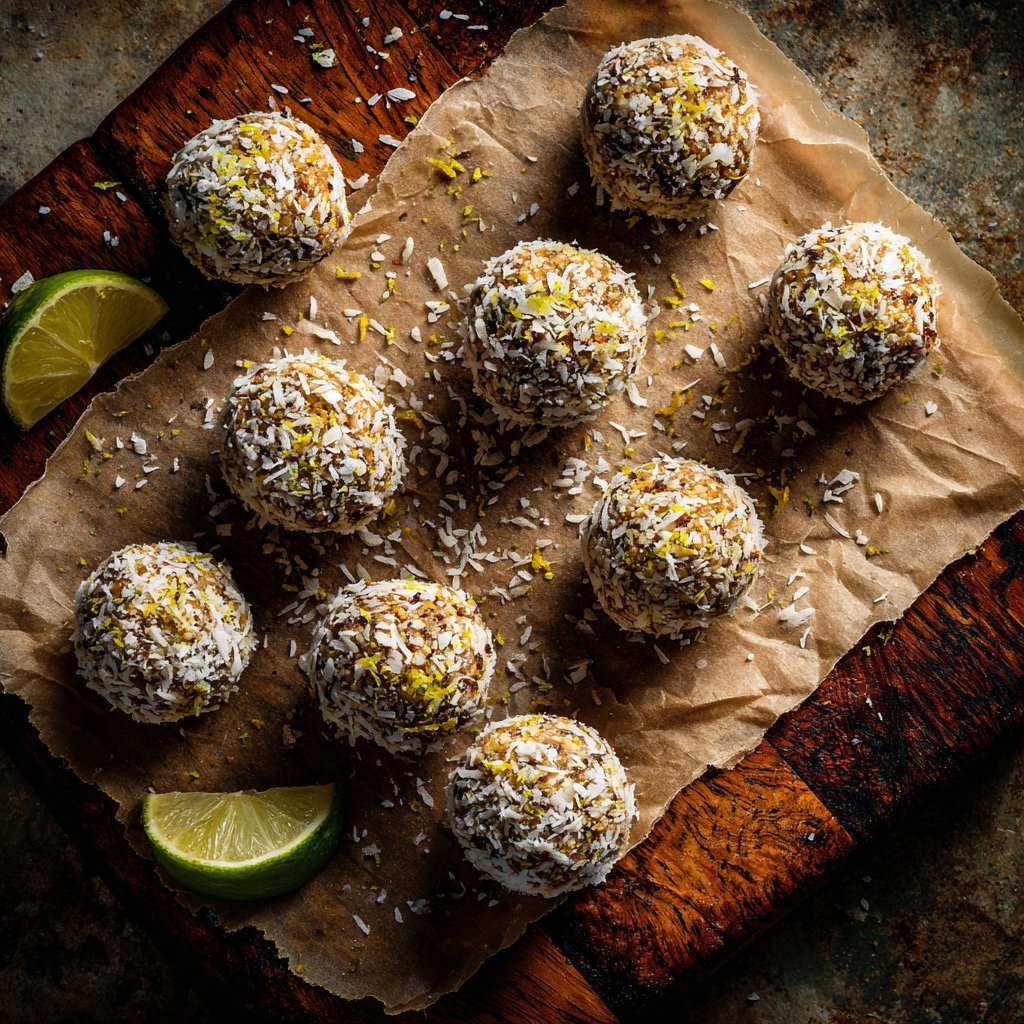 Lime Coconut Energy Bites